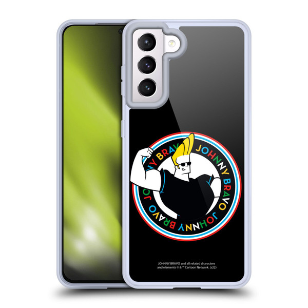 Johnny Bravo Graphics Logo Soft Gel Case for Samsung Galaxy S21 5G