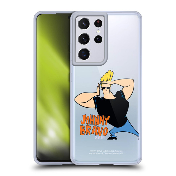 Johnny Bravo Graphics Character Soft Gel Case for Samsung Galaxy S21 Ultra 5G
