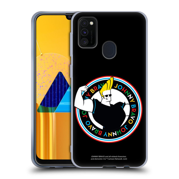 Johnny Bravo Graphics Logo Soft Gel Case for Samsung Galaxy M30s (2019)/M21 (2020)