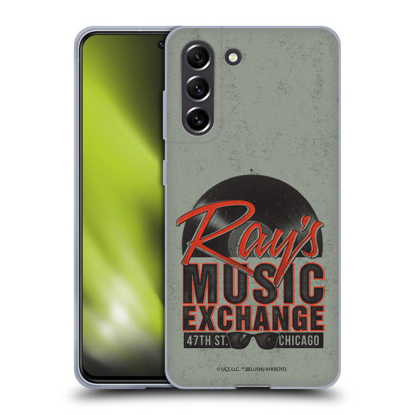 The Blues Brothers Graphics Ray's Music Exchange Soft Gel Case for Samsung Galaxy S21 FE 5G
