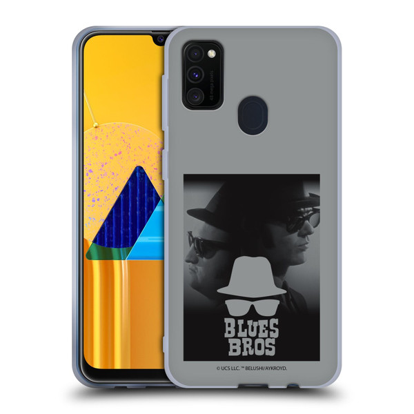 The Blues Brothers Graphics Jake And Elwood Soft Gel Case for Samsung Galaxy M30s (2019)/M21 (2020)