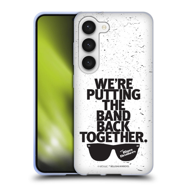 The Blues Brothers Graphics The Band Back Together Soft Gel Case for Samsung Galaxy S23 5G