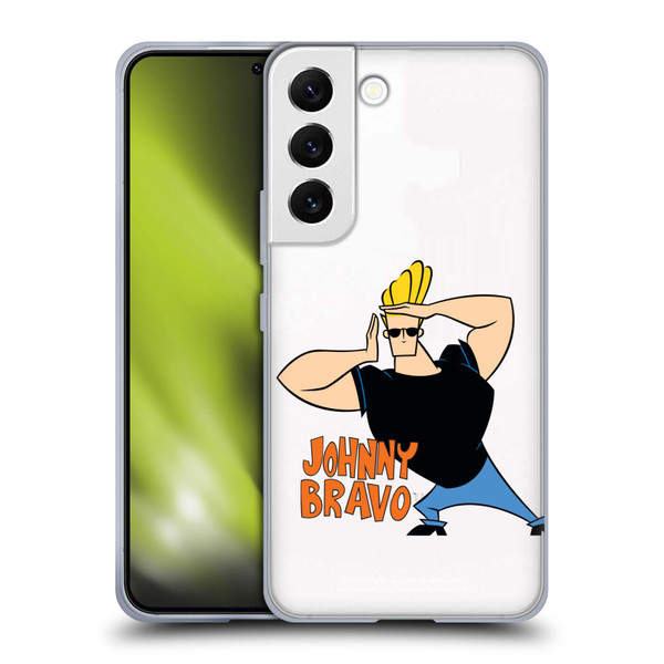 Johnny Bravo Graphics Character Soft Gel Case for Samsung Galaxy S22 5G