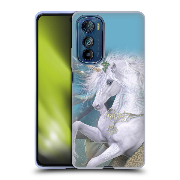 Laurie Prindle Fantasy Horse Kieran Unicorn Soft Gel Case for Motorola Edge 30