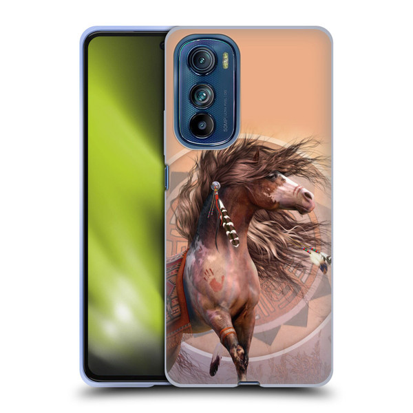 Laurie Prindle Fantasy Horse Spirit Warrior Soft Gel Case for Motorola Edge 30