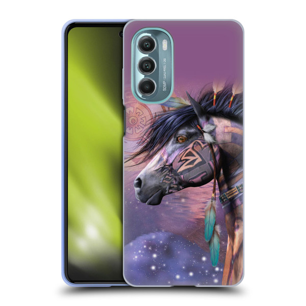 Laurie Prindle Fantasy Horse Native American Shaman Soft Gel Case for Motorola Moto G Stylus 5G (2022)