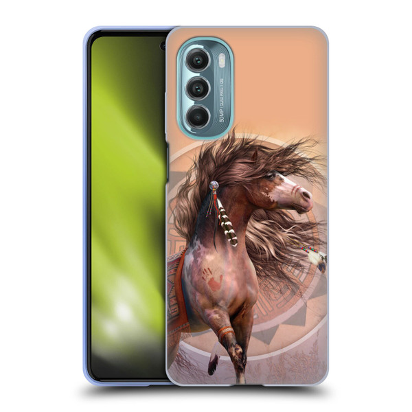 Laurie Prindle Fantasy Horse Spirit Warrior Soft Gel Case for Motorola Moto G Stylus 5G (2022)