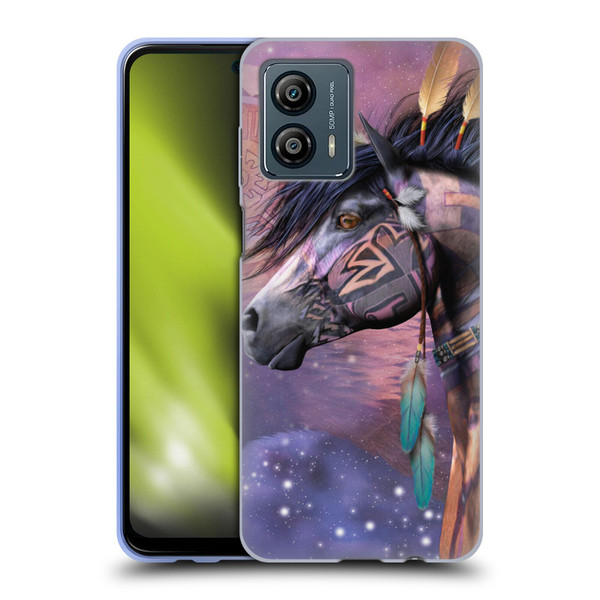 Laurie Prindle Fantasy Horse Native American Shaman Soft Gel Case for Motorola Moto G53 5G