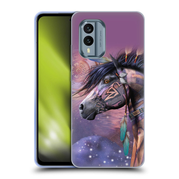 Laurie Prindle Fantasy Horse Native American Shaman Soft Gel Case for Nokia X30