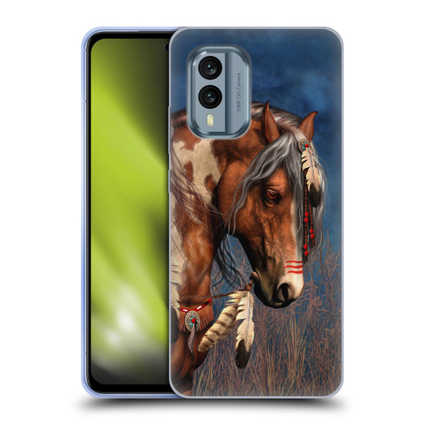 Laurie Prindle Fantasy Horse Native American War Pony Soft Gel Case for Nokia X30