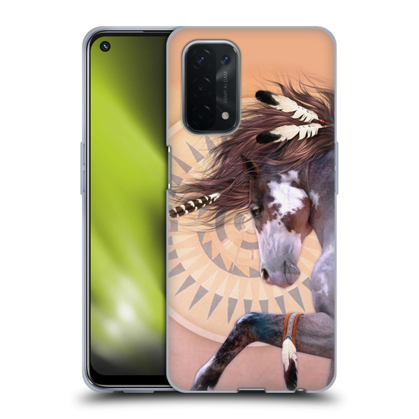 Laurie Prindle Fantasy Horse Native Spirit Soft Gel Case for OPPO A54 5G