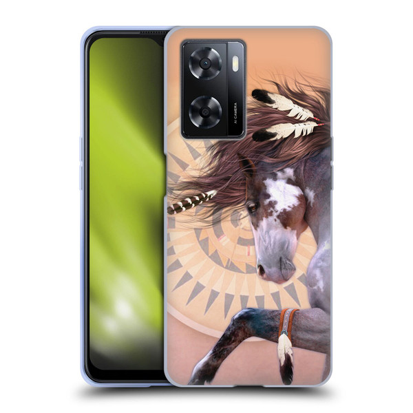 Laurie Prindle Fantasy Horse Native Spirit Soft Gel Case for OPPO A57s