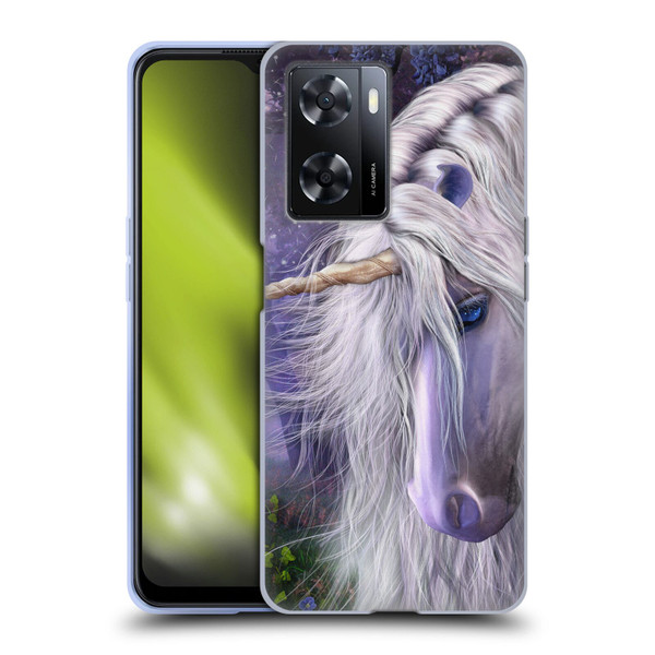Laurie Prindle Fantasy Horse Moonlight Serenade Unicorn Soft Gel Case for OPPO A57s