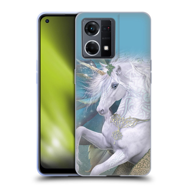 Laurie Prindle Fantasy Horse Kieran Unicorn Soft Gel Case for OPPO Reno8 4G
