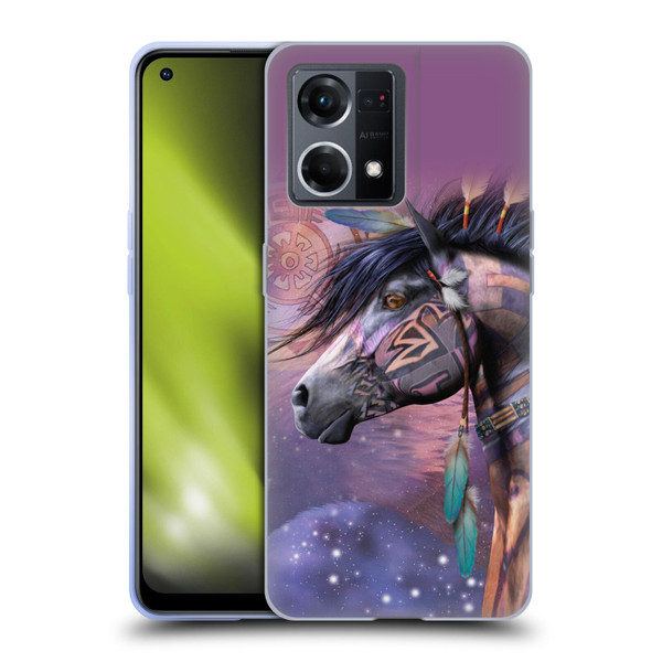 Laurie Prindle Fantasy Horse Native American Shaman Soft Gel Case for OPPO Reno8 4G