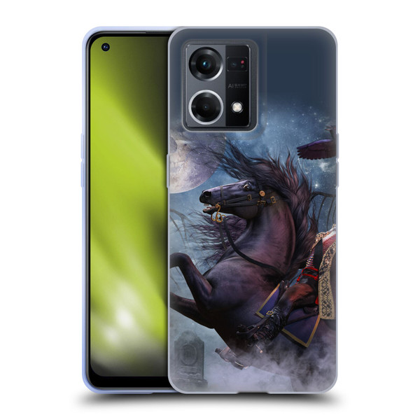 Laurie Prindle Fantasy Horse Sleepy Hollow Warrior Soft Gel Case for OPPO Reno8 4G