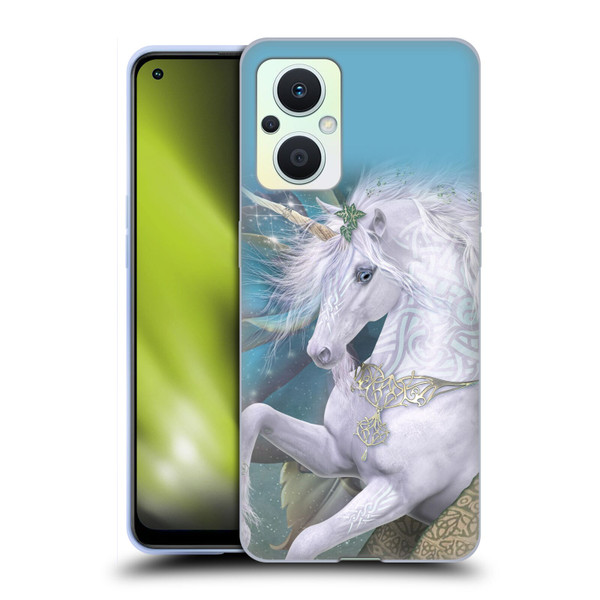 Laurie Prindle Fantasy Horse Kieran Unicorn Soft Gel Case for OPPO Reno8 Lite
