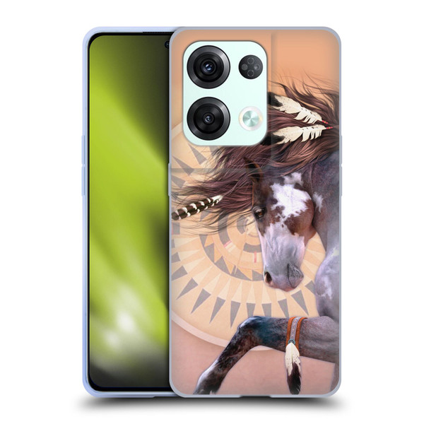 Laurie Prindle Fantasy Horse Native Spirit Soft Gel Case for OPPO Reno8 Pro