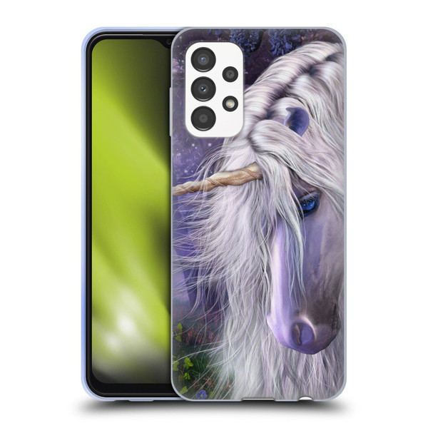 Laurie Prindle Fantasy Horse Moonlight Serenade Unicorn Soft Gel Case for Samsung Galaxy A13 (2022)