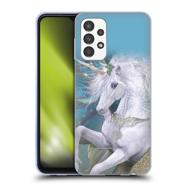 Laurie Prindle Fantasy Horse Kieran Unicorn Soft Gel Case for Samsung Galaxy A13 (2022)