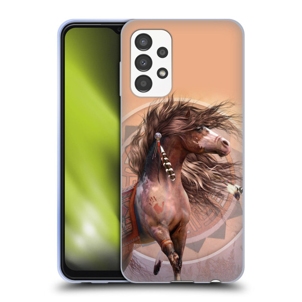 Laurie Prindle Fantasy Horse Spirit Warrior Soft Gel Case for Samsung Galaxy A13 (2022)