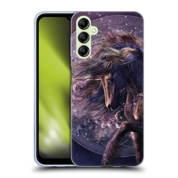 Laurie Prindle Fantasy Horse Chimera Black Rose Unicorn Soft Gel Case for Samsung Galaxy A14 5G