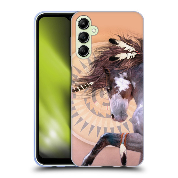 Laurie Prindle Fantasy Horse Native Spirit Soft Gel Case for Samsung Galaxy A14 5G