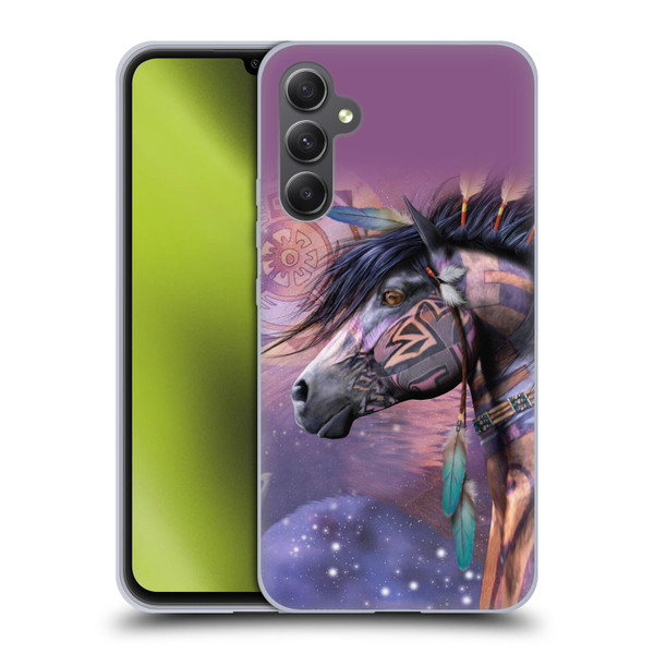 Laurie Prindle Fantasy Horse Native American Shaman Soft Gel Case for Samsung Galaxy A34 5G