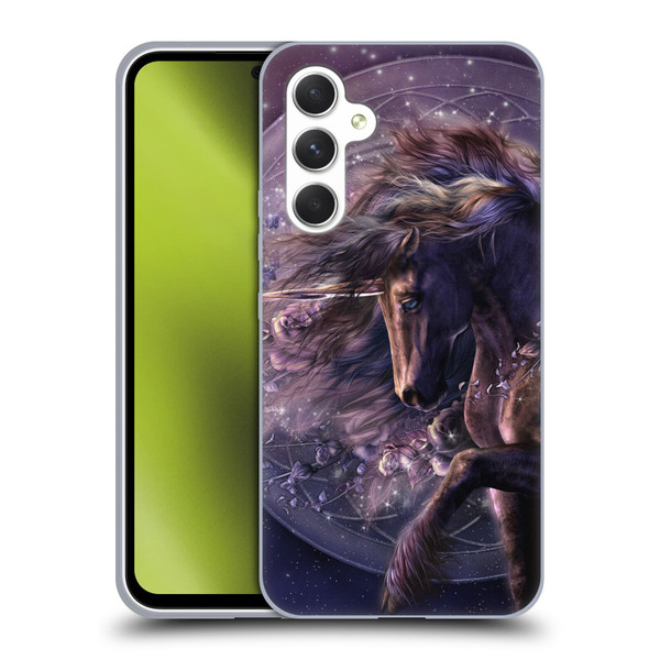 Laurie Prindle Fantasy Horse Chimera Black Rose Unicorn Soft Gel Case for Samsung Galaxy A54 5G
