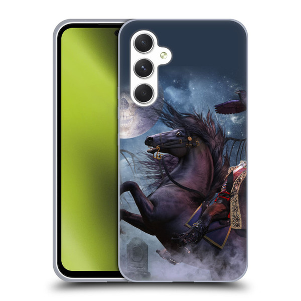 Laurie Prindle Fantasy Horse Sleepy Hollow Warrior Soft Gel Case for Samsung Galaxy A54 5G