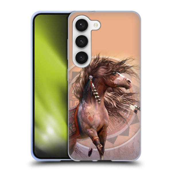Laurie Prindle Fantasy Horse Spirit Warrior Soft Gel Case for Samsung Galaxy S23 5G