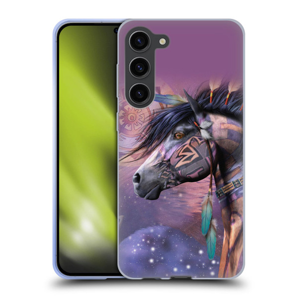 Laurie Prindle Fantasy Horse Native American Shaman Soft Gel Case for Samsung Galaxy S23+ 5G