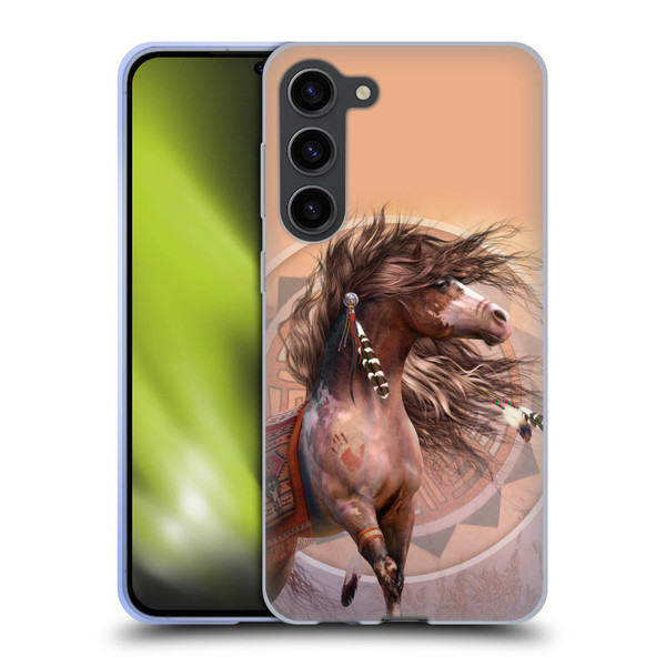 Laurie Prindle Fantasy Horse Spirit Warrior Soft Gel Case for Samsung Galaxy S23+ 5G