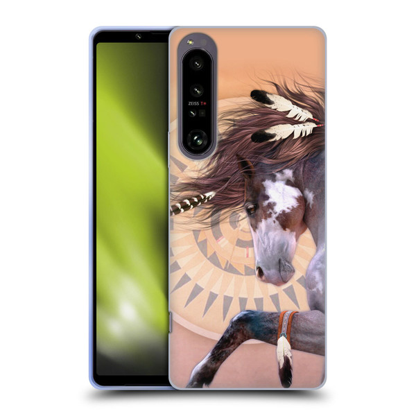 Laurie Prindle Fantasy Horse Native Spirit Soft Gel Case for Sony Xperia 1 IV