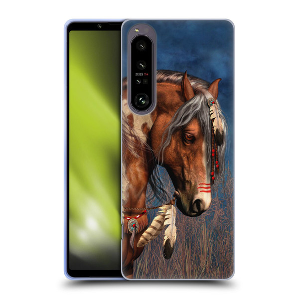 Laurie Prindle Fantasy Horse Native American War Pony Soft Gel Case for Sony Xperia 1 IV