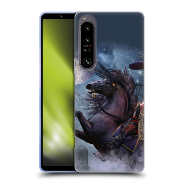 Laurie Prindle Fantasy Horse Sleepy Hollow Warrior Soft Gel Case for Sony Xperia 1 IV