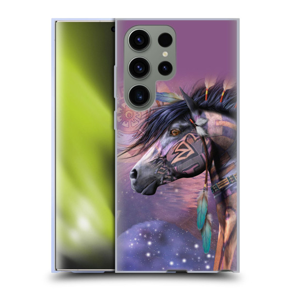 Laurie Prindle Fantasy Horse Native American Shaman Soft Gel Case for Samsung Galaxy S23 Ultra 5G