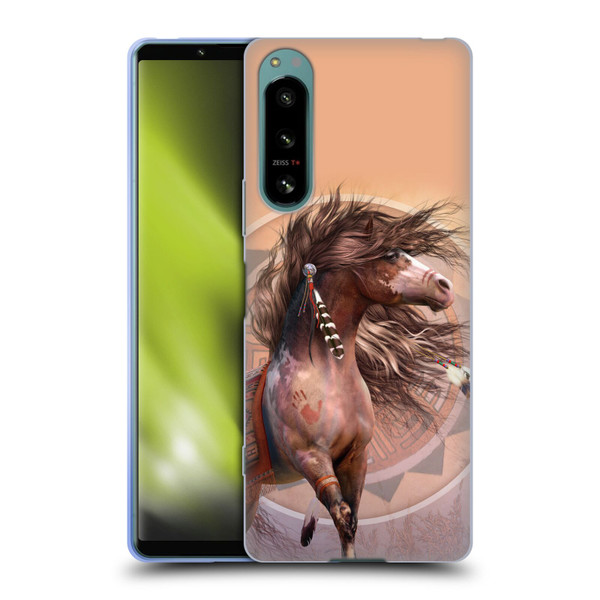 Laurie Prindle Fantasy Horse Spirit Warrior Soft Gel Case for Sony Xperia 5 IV