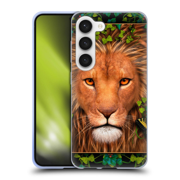 Laurie Prindle Lion Return Of The King Soft Gel Case for Samsung Galaxy S23 5G