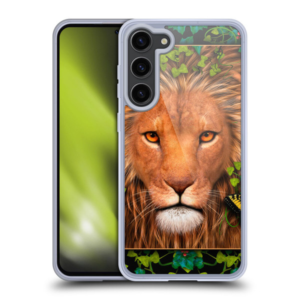 Laurie Prindle Lion Return Of The King Soft Gel Case for Samsung Galaxy S23+ 5G