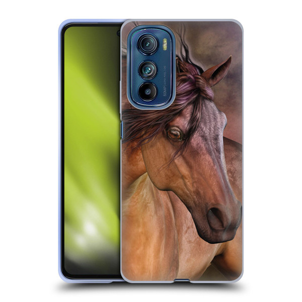 Laurie Prindle Western Stallion Belleze Fiero Soft Gel Case for Motorola Edge 30