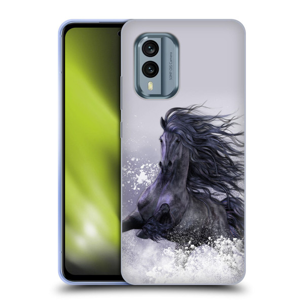 Laurie Prindle Western Stallion Winter Thunder Soft Gel Case for Nokia X30