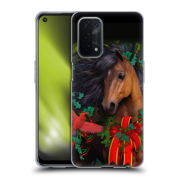 Laurie Prindle Western Stallion A Morgan Christmas Soft Gel Case for OPPO A54 5G