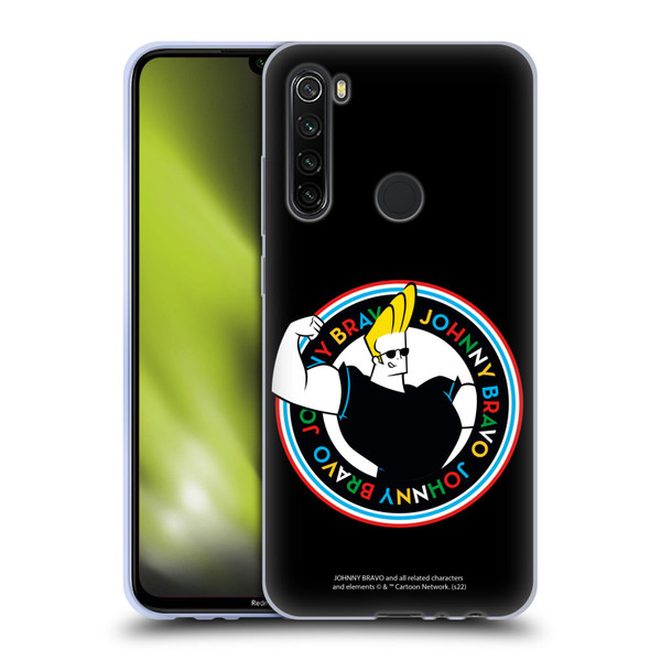 Johnny Bravo Graphics Logo Soft Gel Case for Xiaomi Redmi Note 8T