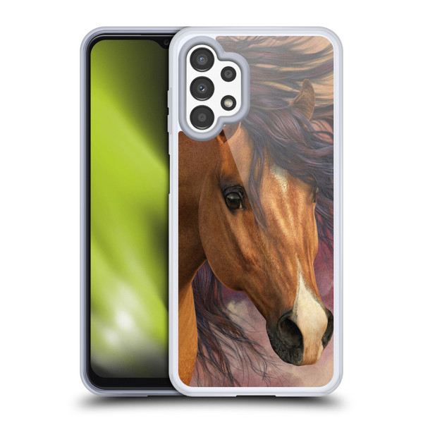Laurie Prindle Western Stallion Flash Soft Gel Case for Samsung Galaxy A13 (2022)