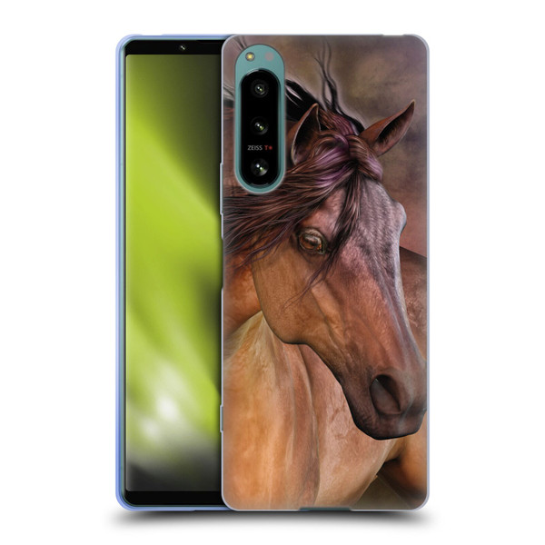 Laurie Prindle Western Stallion Belleze Fiero Soft Gel Case for Sony Xperia 5 IV