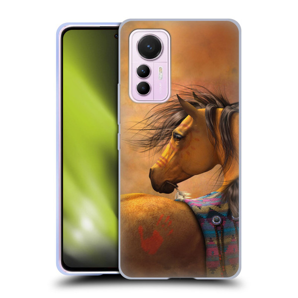 Laurie Prindle Western Stallion Kiowa Gold Soft Gel Case for Xiaomi 12 Lite