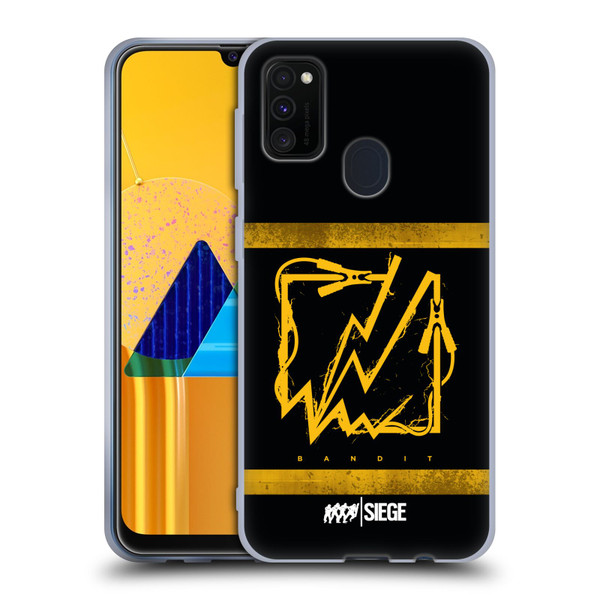 Tom Clancy's Rainbow Six Siege Icons Bandit Soft Gel Case for Samsung Galaxy M30s (2019)/M21 (2020)