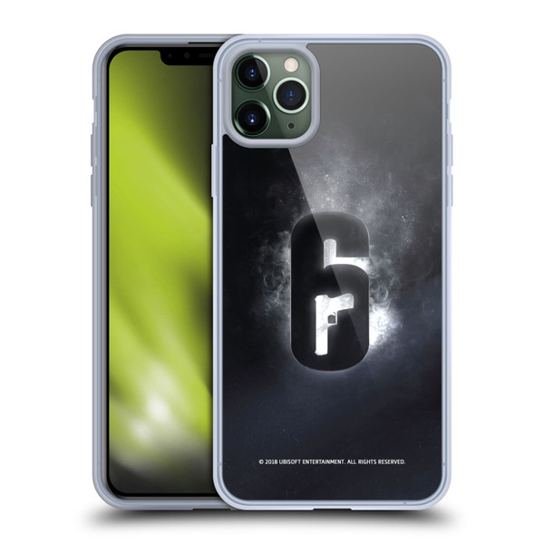 Tom Clancy's Rainbow Six Siege Logos Glow Soft Gel Case for Apple iPhone 11 Pro Max