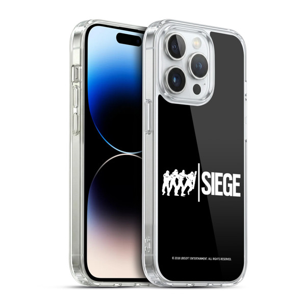 Tom Clancy's Rainbow Six Siege Logos Attack Soft Gel Case for Apple iPhone 14 Pro & MagSafe